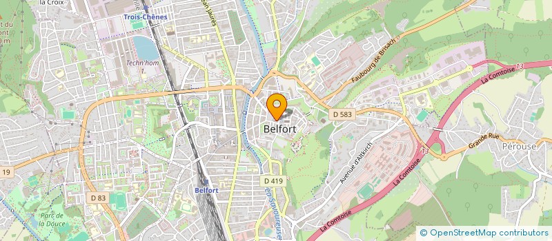 localisation de l'entreprise RVE BELFORT à BELFORT