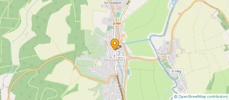localisation de l'entreprise RVE RAGOT SARL à VAUCOULEURS
