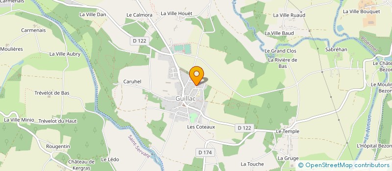 localisation de l'entreprise RVEA à GUILLAC