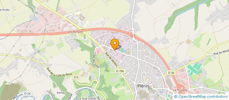 localisation de l'entreprise RVELICHE  PLERIN