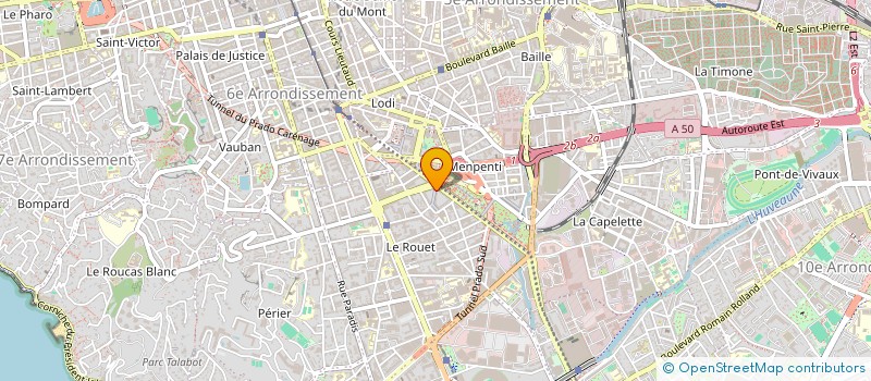 localisation de l'entreprise RVF à MARSEILLE