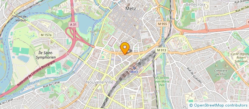 localisation de l'entreprise RVFP  METZ