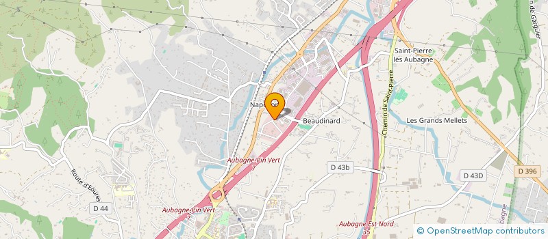 localisation de l'entreprise RVFR à AUBAGNE