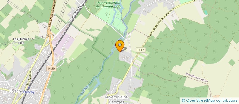 localisation de l'entreprise RVG BATIMENT  AUVERS-SAINT-GEORGES