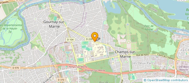 localisation de l'entreprise RVG COUVERTURE  CHAMPS-SUR-MARNE