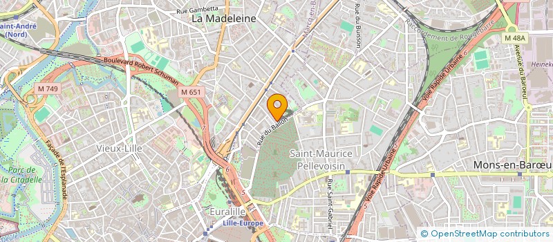 localisation de l'entreprise RVGI SOFT à LA MADELEINE