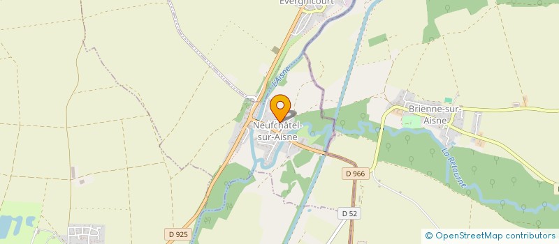 localisation de l'entreprise RVH  NEUFCHATEL-SUR-AISNE