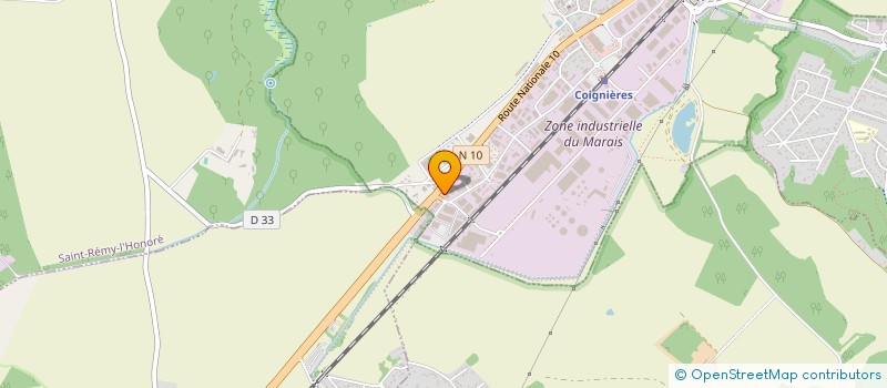 localisation de l'entreprise RVL  COIGNIERES