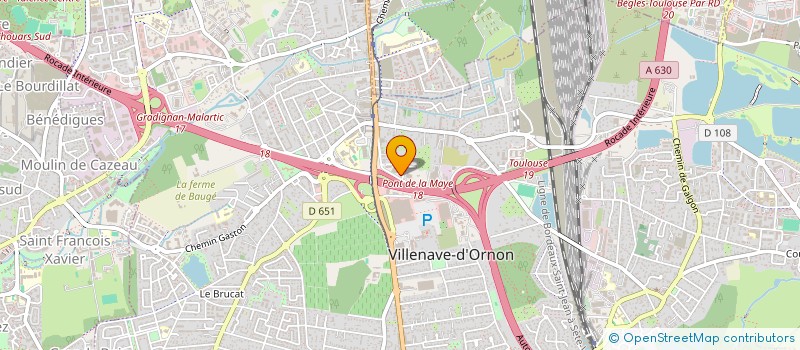 localisation de l'entreprise RVL FRANCE  VILLENAVE-D'ORNON