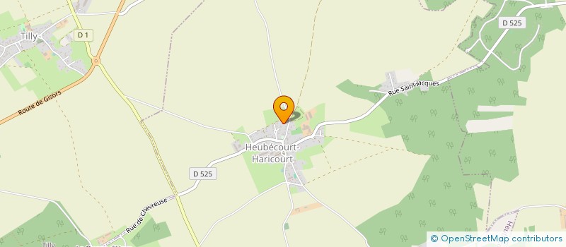 localisation de l'entreprise RVL - LOGISTIQUE  HEUBECOURT-HARICOURT