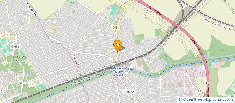 localisation de l'entreprise RVL PARTNERS  MITRY-MORY