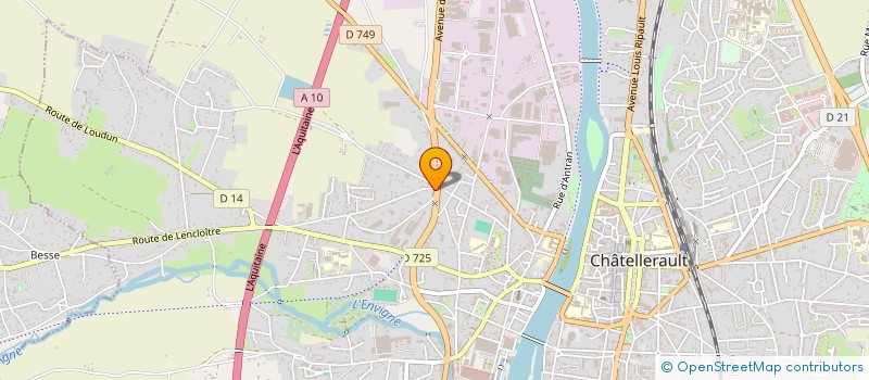 localisation de l'entreprise RVLEC à CHATELLERAULT