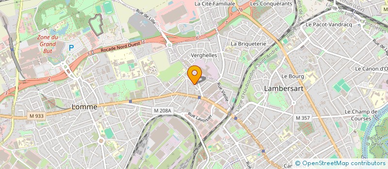 localisation de l'entreprise RVM à LILLE