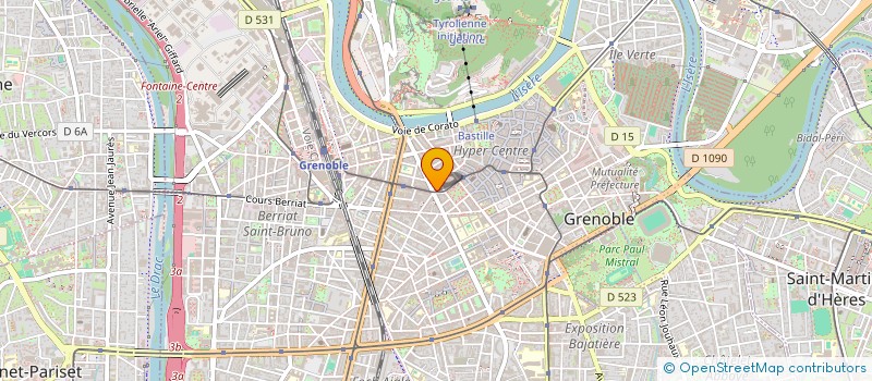 localisation de l'entreprise RVM  GRENOBLE