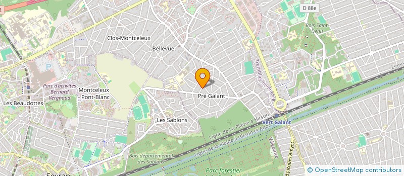 localisation de l'entreprise RVM BAT à VILLEPINTE