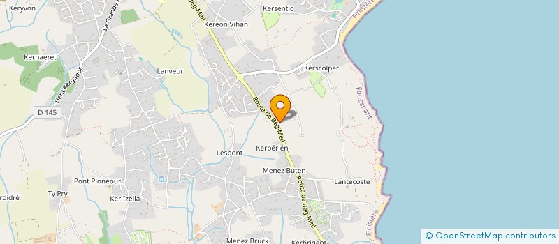 localisation de l'entreprise RVM CONSULTING à FOUESNANT