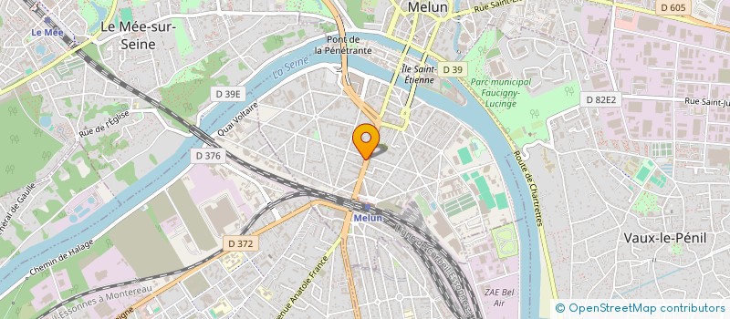 localisation de l'entreprise RVM RESEAUX VOIRIE MAINTENANCE  MELUN