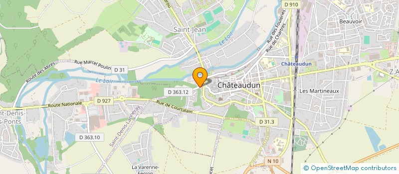 localisation de l'entreprise RVMT à CHATEAUDUN