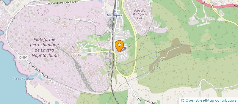 localisation de l'entreprise RVN  MARTIGUES