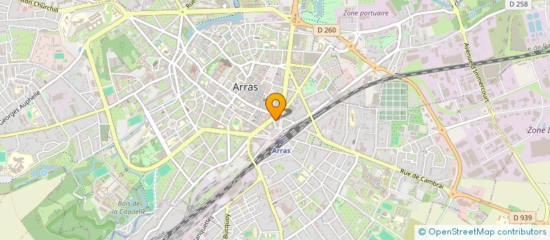 localisation de l'entreprise RVNINI à ARRAS