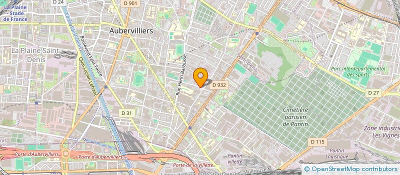 localisation de l'entreprise RVOBAT à AUBERVILLIERS
