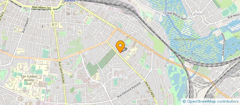 localisation de l'entreprise RVP COURTAGE à AMIENS