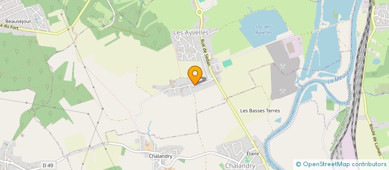 localisation de l'entreprise RVPM IMMO  LES AYVELLES