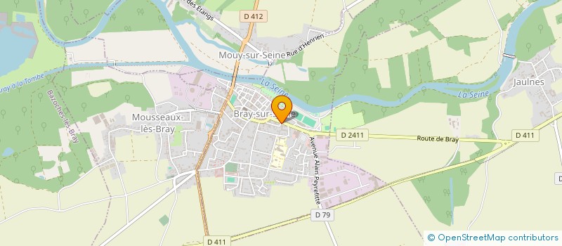 localisation de l'entreprise RVR DISTRIBUTION à BRAY-SUR-SEINE