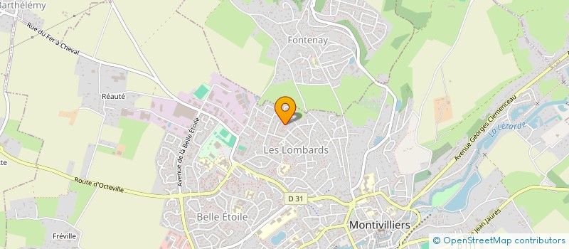 localisation de l'entreprise RVS  MONTIVILLIERS