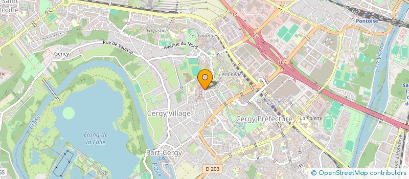 localisation de l'entreprise RVSI EUROPE SA à CERGY