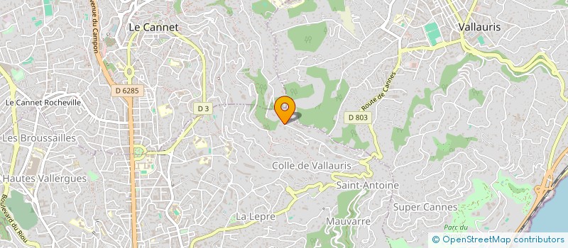 localisation de l'entreprise RVSL à CANNES