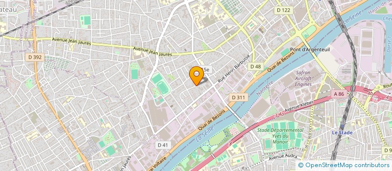 localisation de l'entreprise RVSM  ARGENTEUIL