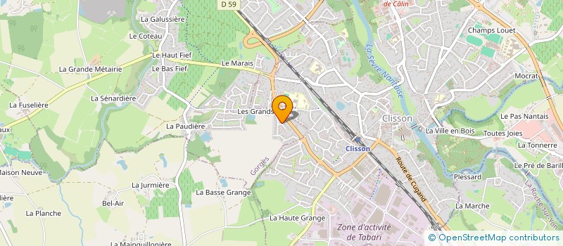 localisation de l'entreprise RVSOFT  GORGES