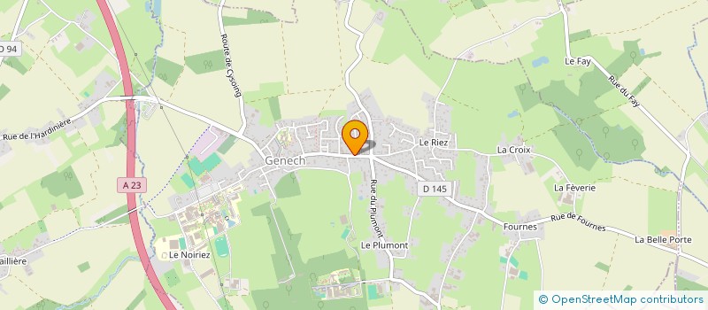 localisation de l'entreprise RVT - ACCOMPAGNEMENT  GENECH