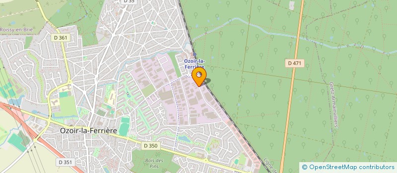 localisation de l'entreprise RVTM INVEST  OZOIR-LA-FERRIERE