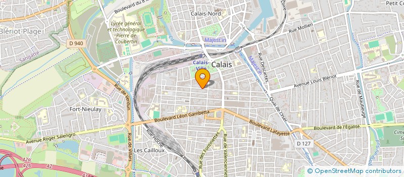 localisation de l'entreprise RVVF SCI FAMILIALE  CALAIS