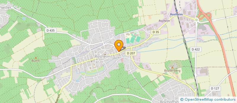 localisation de l'entreprise RW à ROSHEIM