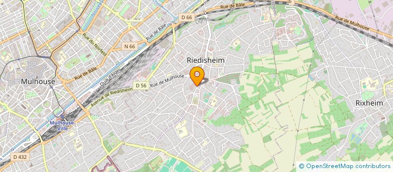 localisation de l'entreprise RW  RIEDISHEIM