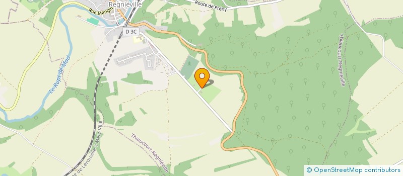 localisation de l'entreprise RW  THIAUCOURT-REGNIEVILLE