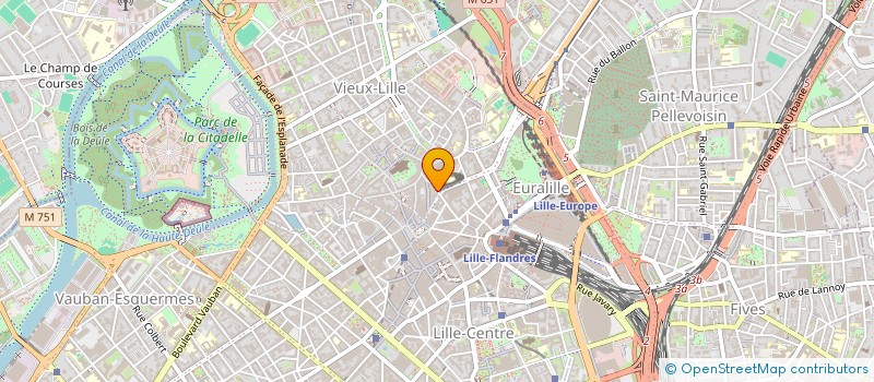 localisation de l'entreprise RW AVOCATS à LILLE