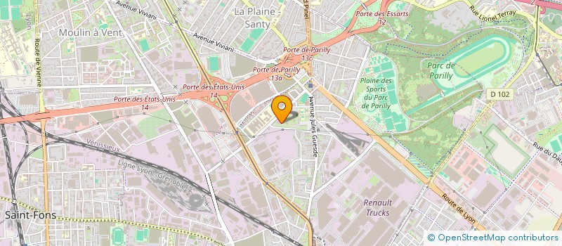 localisation de l'entreprise RW CONNECTION à VENISSIEUX