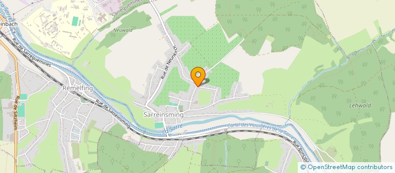 localisation de l'entreprise RW CONSULT  SARREINSMING