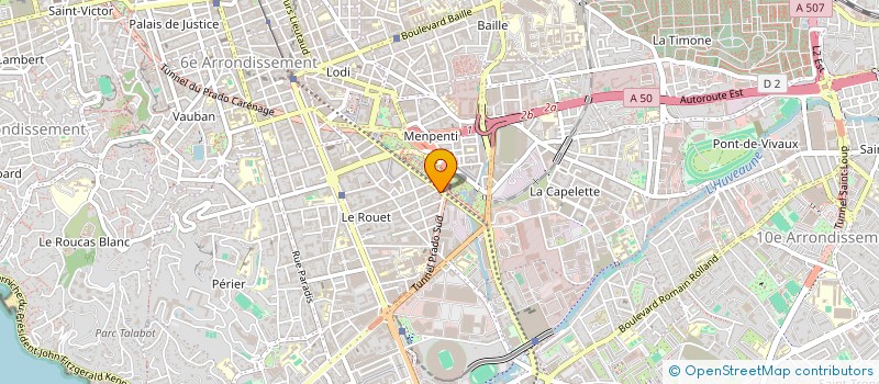 localisation de l'entreprise RW CONSULTING à MARSEILLE