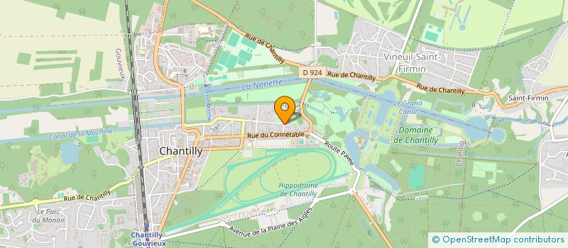 localisation de l'entreprise RW CONSULTING  CHANTILLY