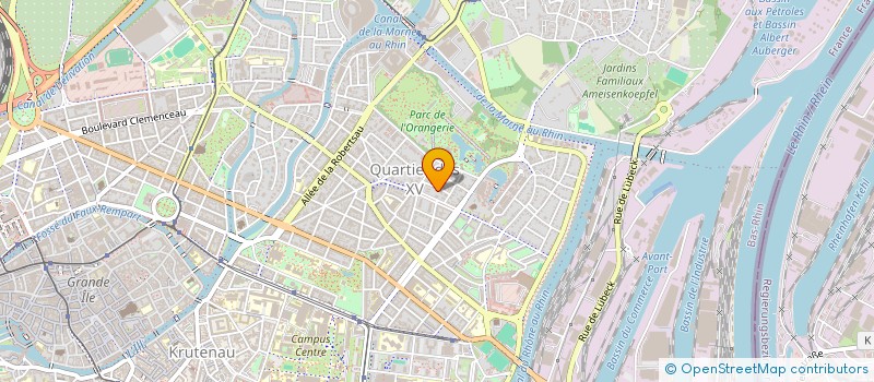 localisation de l'entreprise RW LUXURY HOTELS & RESORTS  STRASBOURG