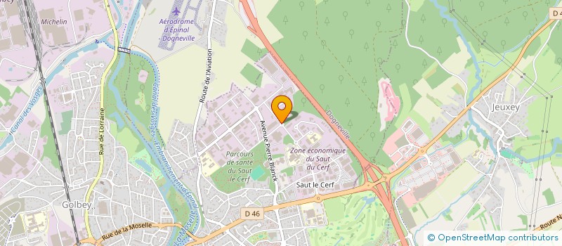 localisation de l'entreprise RW SELARL  EPINAL