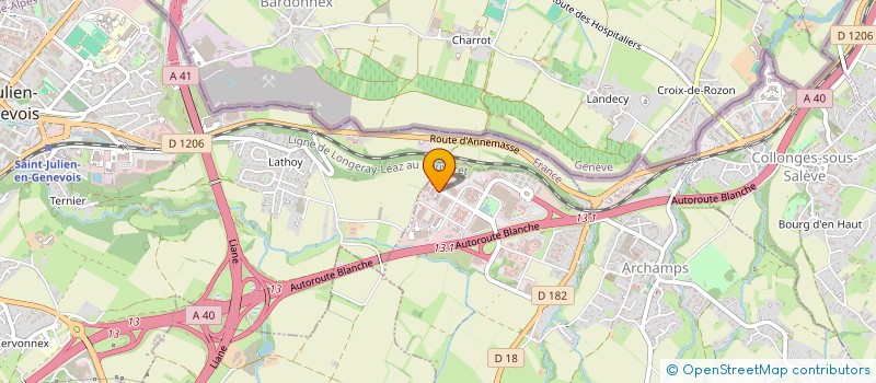 localisation de l'entreprise RWAYTECH  ARCHAMPS