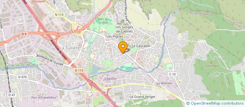 localisation de l'entreprise RWIC à VITROLLES
