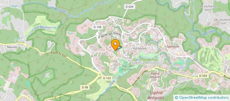 localisation de l'entreprise RWS  VALBONNE