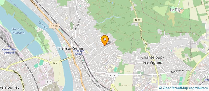 localisation de l'entreprise RWSL  TRIEL-SUR-SEINE